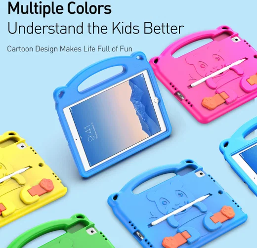Dux Ducis Panda Apple iPad 9.7 Kinder Tablethoes met Handvat Groen afbeelding 11