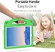 Dux Ducis Panda Apple iPad 9.7 Kinder Tablethoes met Handvat Groen afbeelding 3