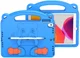 Dux Ducis Panda Apple iPad 10.2 Kinder Tablethoes met Handvat Blauw afbeelding 1
