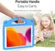 Dux Ducis Panda Apple iPad 10.2 Kinder Tablethoes met Handvat Blauw afbeelding 8