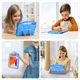 Dux Ducis Panda Apple iPad 10.2 Kinder Tablethoes met Handvat Blauw afbeelding 14