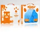 Dux Ducis Panda iPad Air (2020)/Pro 11 Kinder Tablethoes Handvat Blauw afbeelding 11