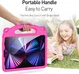 Dux Ducis Panda iPad Air (2020/2022) / Pro 11 Kinder Tablethoes Roze afbeelding 8