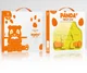 Dux Ducis Panda Samsung Galaxy Tab A7 (2020 / 2022) Tablethoes Geel afbeelding 12