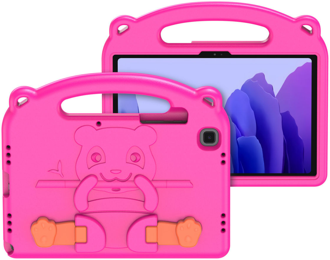 Dux Ducis Panda Samsung Galaxy Tab A7 (2020 / 2022) Tablethoes Roze afbeelding 1