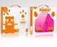 Dux Ducis Panda Samsung Galaxy Tab A7 (2020 / 2022) Tablethoes Roze afbeelding 12