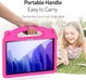 Dux Ducis Panda Samsung Galaxy Tab A7 (2020 / 2022) Tablethoes Roze afbeelding 5