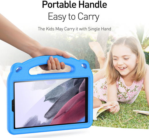 Dux Ducis Panda Samsung Galaxy Tab A7 Lite Kinder Tablethoes Blauw afbeelding 3