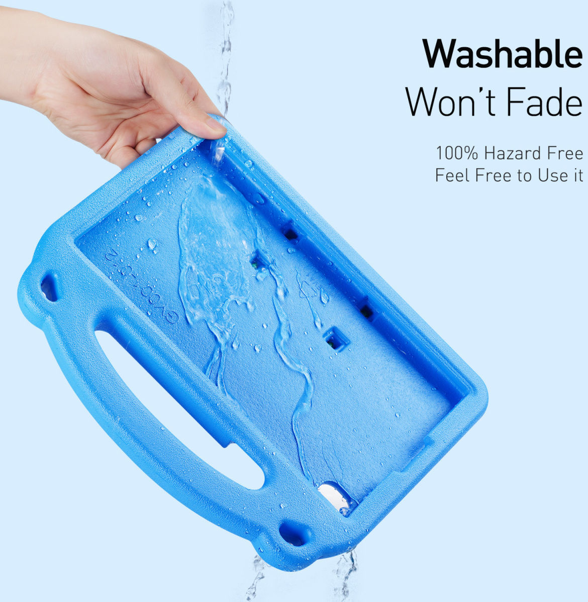 Dux Ducis Panda Samsung Galaxy Tab A7 Lite Kinder Tablethoes Blauw afbeelding 11