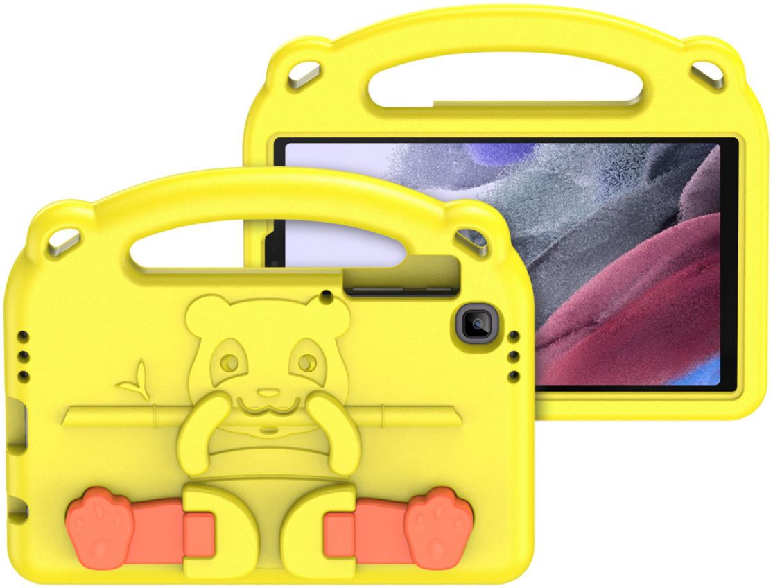 Dux Ducis Panda Samsung Galaxy Tab A7 Lite Kinder Tablethoes Geel afbeelding 1