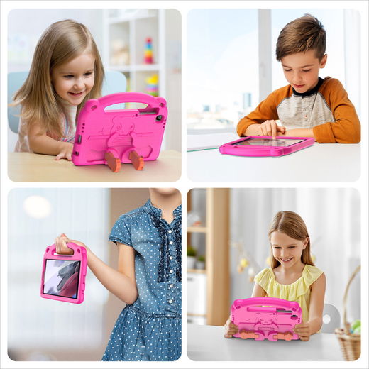 Dux Ducis Panda Samsung Galaxy Tab A7 Lite Kinder Tablethoes Roze afbeelding 10