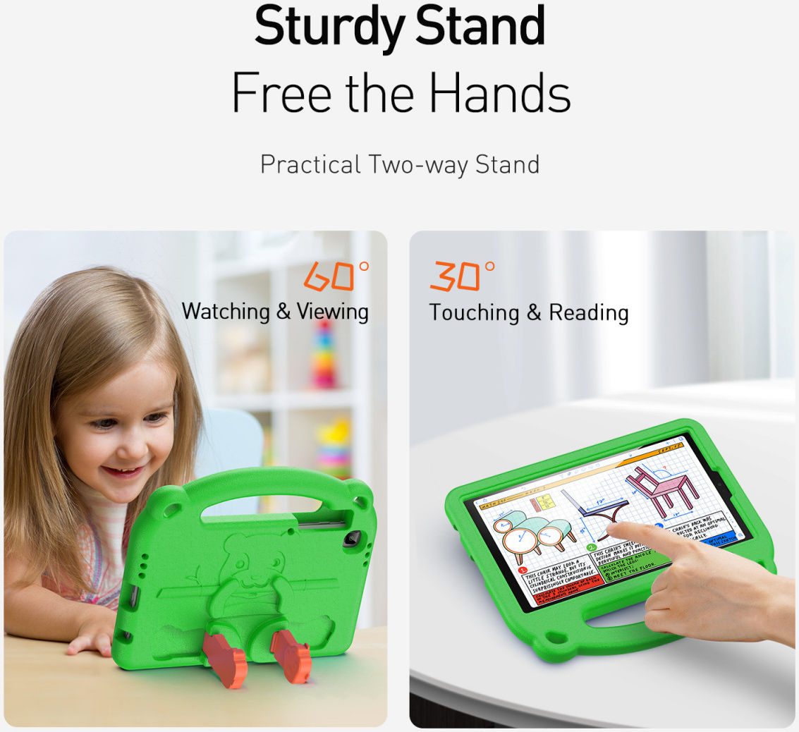 Dux Ducis Panda Samsung Galaxy Tab A7 Lite Kinder Tablethoes Groen afbeelding 6