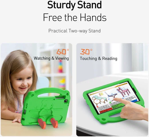 Dux Ducis Panda Samsung Galaxy Tab A7 Lite Kinder Tablethoes Groen afbeelding 6