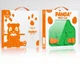 Dux Ducis Panda Samsung Galaxy Tab A7 Lite Kinder Tablethoes Groen afbeelding 11