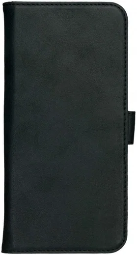 Rosso Deluxe Apple iPhone 13 Hoesje Echt Leer Book Case Zwart afbeelding 14