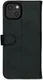Rosso Deluxe Apple iPhone 13 Hoesje Echt Leer Book Case Zwart afbeelding 11