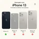Rosso Deluxe Apple iPhone 13 Hoesje Echt Leer Book Case Zwart afbeelding 4