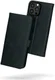 Rosso Deluxe Apple iPhone 13 Pro Max Hoesje Echt Leer Book Case Zwart afbeelding 2