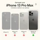 Rosso Deluxe Apple iPhone 13 Pro Max Hoesje Echt Leer Book Case Zwart afbeelding 4
