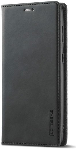 LC.IMEEKE Samsung Galaxy S21 FE Hoesje Portemonnee Book Case Zwart afbeelding 3