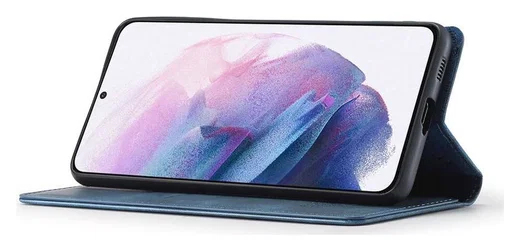 LC.IMEEKE Samsung Galaxy S21 FE Hoesje Portemonnee Book Case Blauw afbeelding 10