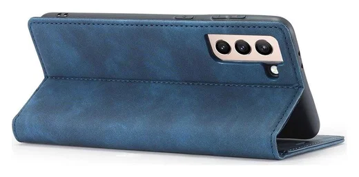 LC.IMEEKE Samsung Galaxy S21 FE Hoesje Portemonnee Book Case Blauw afbeelding 11