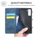 LC.IMEEKE Samsung Galaxy S21 FE Hoesje Portemonnee Book Case Blauw afbeelding 5