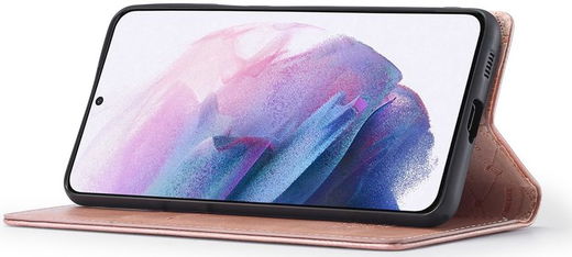 LC.IMEEKE Samsung Galaxy S21 FE Hoesje Portemonnee Book Case Roze afbeelding 10