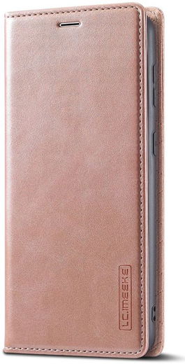 LC.IMEEKE Samsung Galaxy S21 FE Hoesje Portemonnee Book Case Roze afbeelding 3