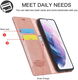 LC.IMEEKE Samsung Galaxy S21 FE Hoesje Portemonnee Book Case Roze afbeelding 8