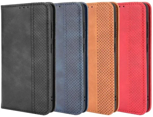 Samsung Galaxy S21 FE Hoesje Vintage Portemonnee Book Case Zwart afbeelding 9