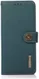 Samsung Galaxy S21 FE Hoesje RFID Portemonnee Bookcase Echt Leer Groen afbeelding 2