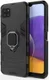Samsung Galaxy A22 5G Shockproof Hybride Backcover Met Kickstand Zwart afbeelding 1