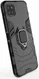 Samsung Galaxy A22 5G Shockproof Hybride Backcover Met Kickstand Zwart afbeelding 6