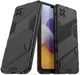 Samsung Galaxy A22 5G Hybride Hoesje met Kickstand Zwart afbeelding 2