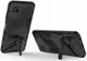 Samsung Galaxy A22 5G Hybride Hoesje met Kickstand Zwart afbeelding 4