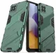 Samsung Galaxy A22 5G Hybride Hoesje met Kickstand Groen afbeelding 2