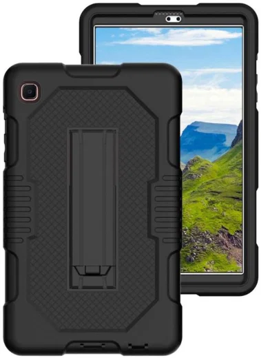 Samsung Galaxy Tab A7 Lite Hybride Hoes met Kickstand Zwart afbeelding 1