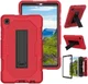 Samsung Galaxy Tab A7 Lite Hybride Hoes met Kickstand Rood afbeelding 3