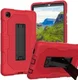 Samsung Galaxy Tab A7 Lite Hybride Hoes met Kickstand Rood afbeelding 2