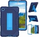 Samsung Galaxy Tab A7 Lite Hybride Hoes met Kickstand Blauw afbeelding 3