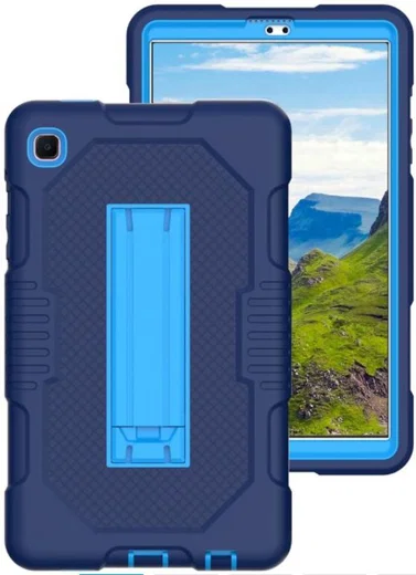 Samsung Galaxy Tab A7 Lite Hybride Hoes met Kickstand Blauw afbeelding 1