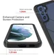 Samsung Galaxy S21 FE Hoesje Volledig Schokbestendig Cover Zwart afbeelding 4