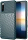 Sony Xperia 10 III Thunder Series Hoesje Back Cover TPU Groen afbeelding 1