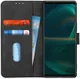 KHAZNEH Sony Xperia 5 III Hoesje Retro Book Case met Stand Zwart afbeelding 1
