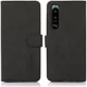 KHAZNEH Sony Xperia 5 III Hoesje Retro Book Case met Stand Zwart afbeelding 2