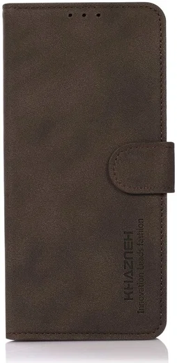 KHAZNEH Sony Xperia 5 III Hoesje Retro Book Case met Stand Bruin afbeelding 8