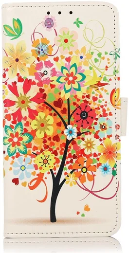 Sony Xperia 5 III Hoesje Wallet Book Case met Boom Print afbeelding 5