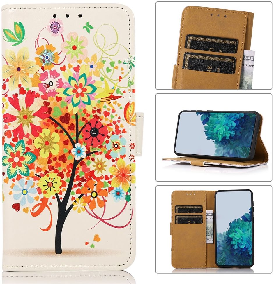 Sony Xperia 5 III Hoesje Wallet Book Case met Boom Print afbeelding 7