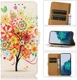 Sony Xperia 5 III Hoesje Wallet Book Case met Boom Print afbeelding 7